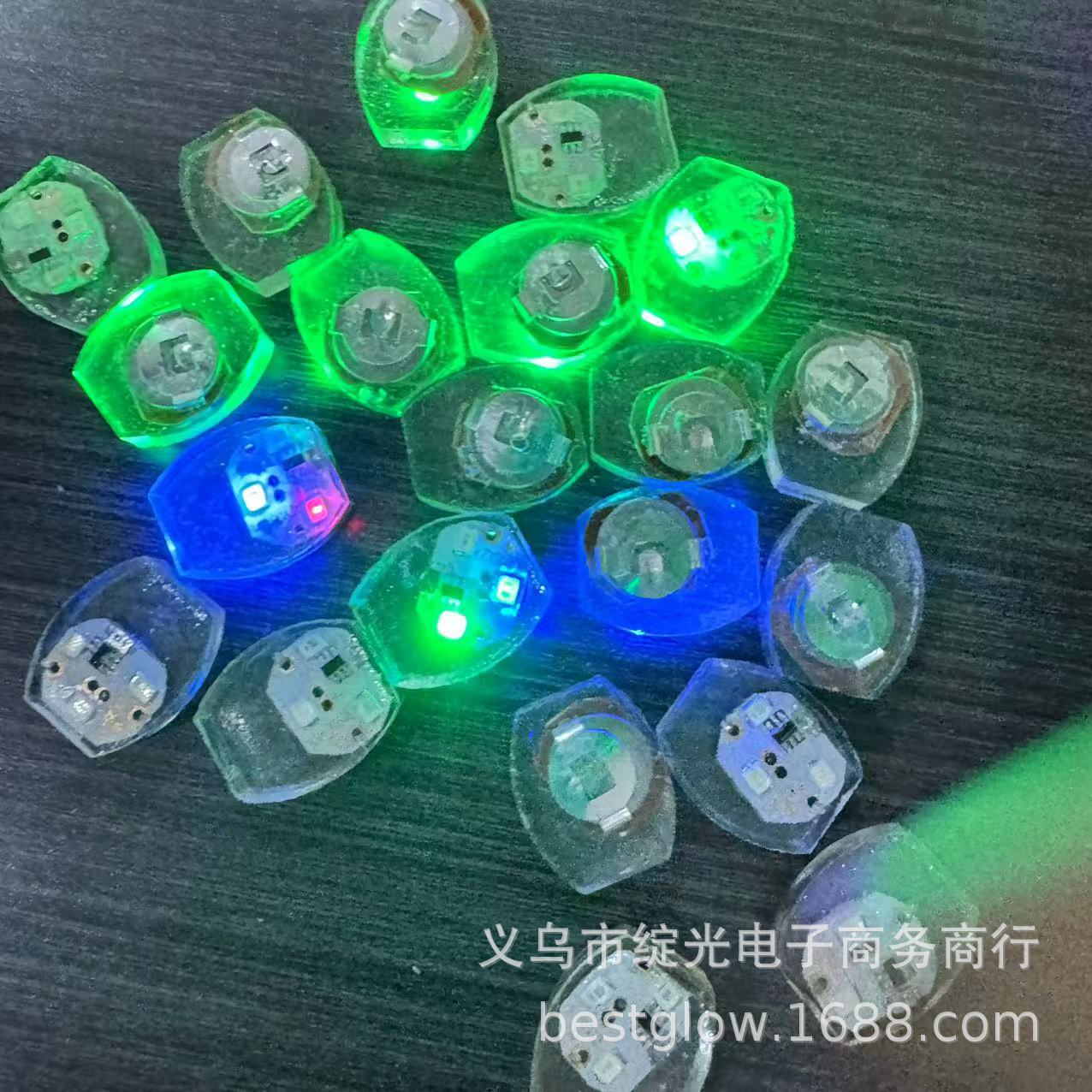 LED红蓝绿鞋灯方灯椭圆灯防水灯震动发光闪灯服装灯机芯电子配件详情4