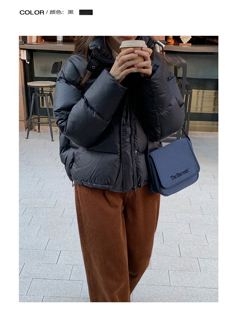 TG90% White duck down thickened down jacket for Women 2021 Winter New stand-up Collar Coat 15580(same style as 13519) pic 54