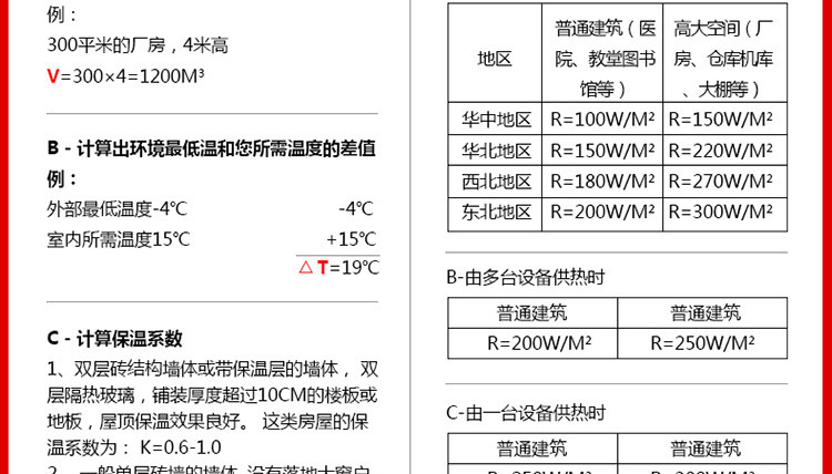 跨境外贸15KW380V三相电工业大功率暖风机取暖器推车 移动热风机详情12