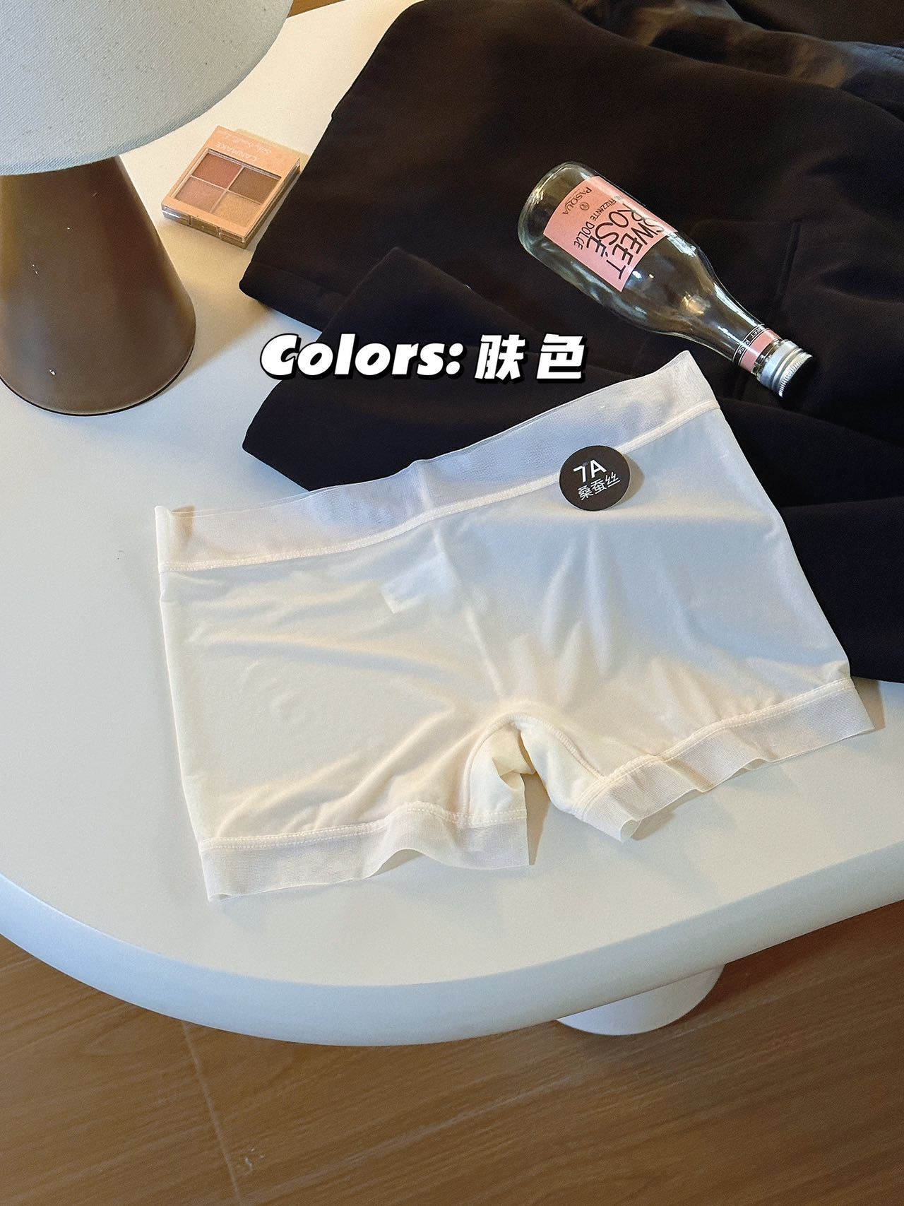 无痕冰丝面膜内裤女生夏季薄款透气速干中腰7A桑蚕丝女士平角裤详情22