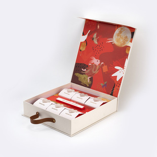 Customized small-batch gift packaging boxes for manufacturers, including tea, jewelry, top and bottom LIDS, magnetic flip covers, and book-shaped boxes pic 8