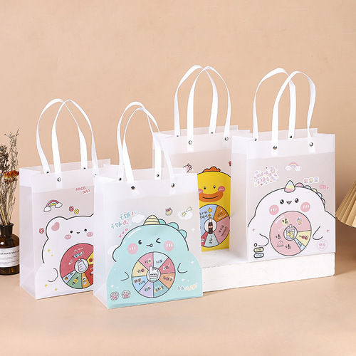 现货批发卡通款蝴蝶结白卡彩印覆亚膜礼品包装袋手提袋礼品纸袋详情18