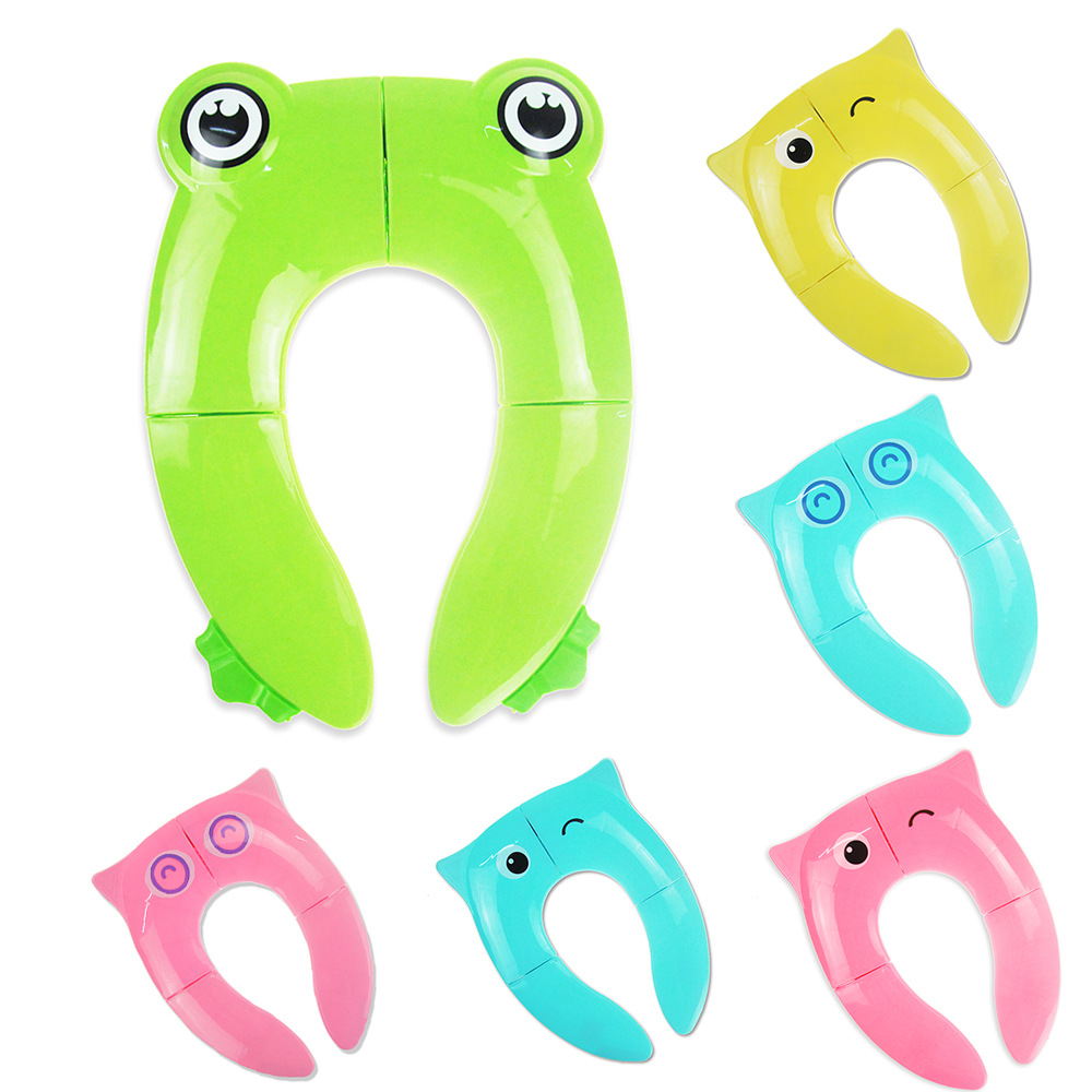 儿童折叠马桶垫婴幼儿辅助坐便器旅游马桶垫folding  potty seat详情3