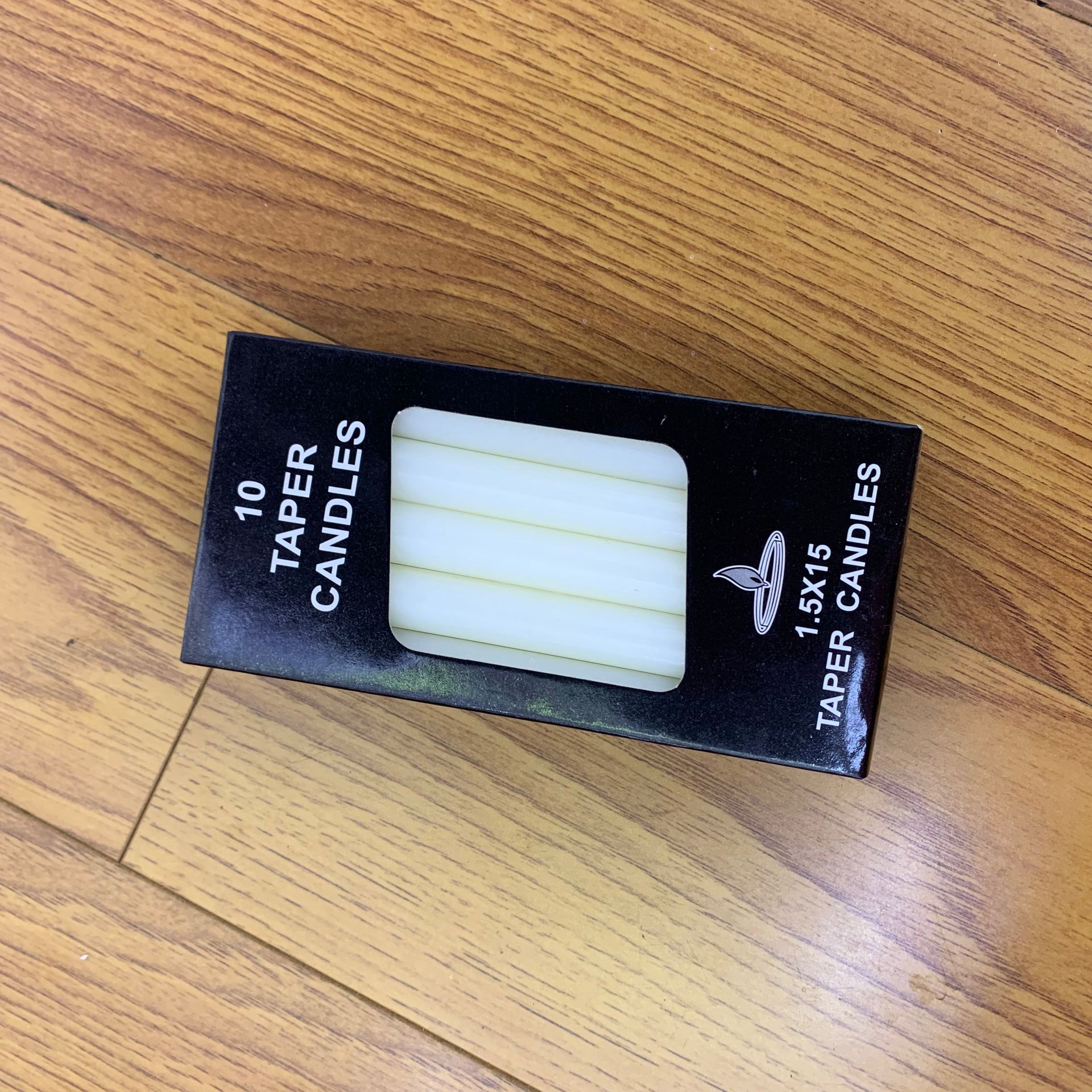 Classic European-style smokeless and odorless stick wax romantic wedding decoration, long stick candle ivory white pic 7