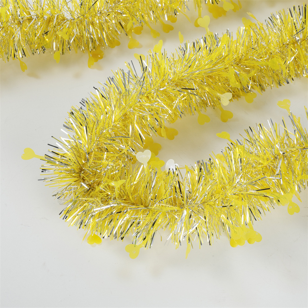 Christmas wool strips, heart-shaped sequins, colorful decals, ribbons, ribbons, birthday parties, wedding and festival decorations, wholesale of rubia cordifolia pic 4