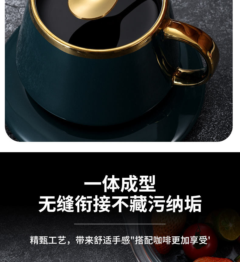 不锈钢创意高颜值树叶勺叉调羹咖啡勺家用餐勺长柄搅拌勺甜品叉子详情11