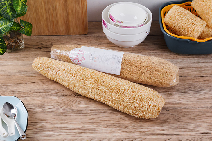 Natural farm-style loofah dishwashing cloth, loofah kitchen cleaning scouring pad, old loofah dishwashing cloth, general store pic 7