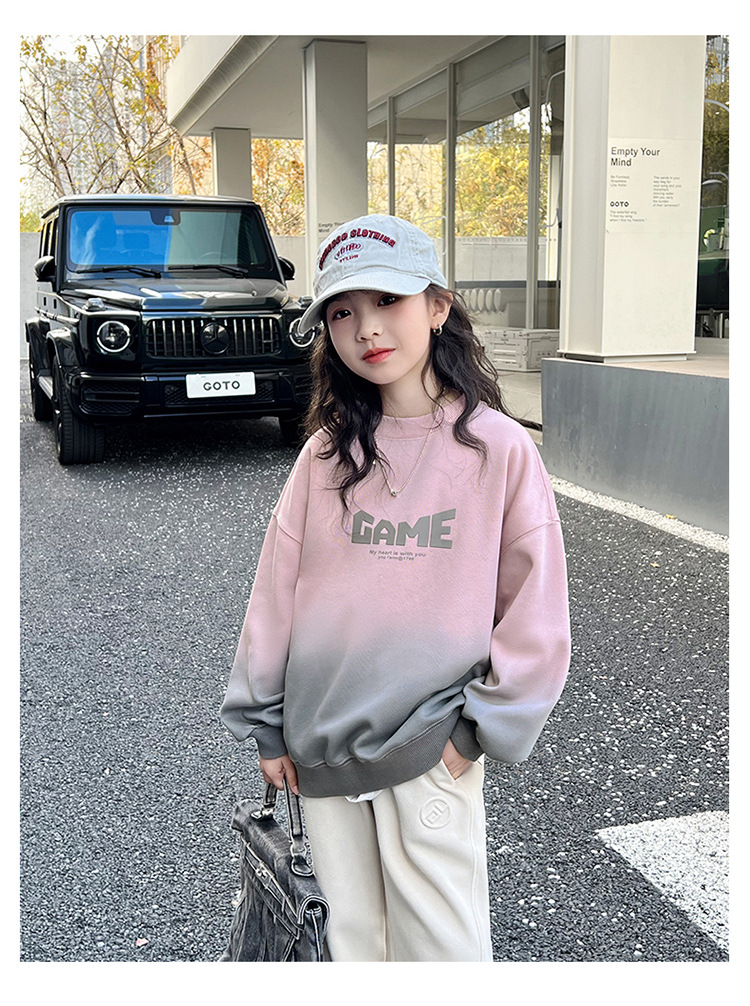 女童卫衣春秋款2024新款儿童洋气时髦春装中大童女孩春季长袖上衣详情17