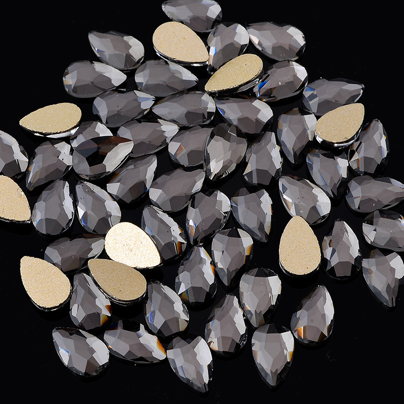 Self-owned brand exquisite irregular-shaped AB flat-bottomed water diamond DIY nail art accessories, phone cases, hairpin decorations, water diamond brand new model Z300 1 pic 5