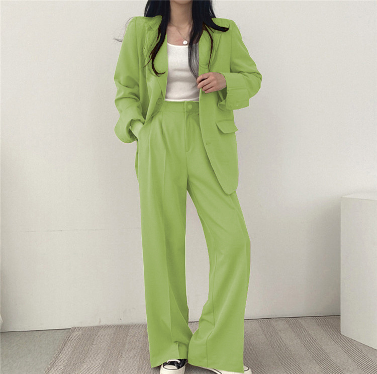 卡其色西装外套女2023新款春秋季韩版小西服套装女士休闲气质上衣详情48