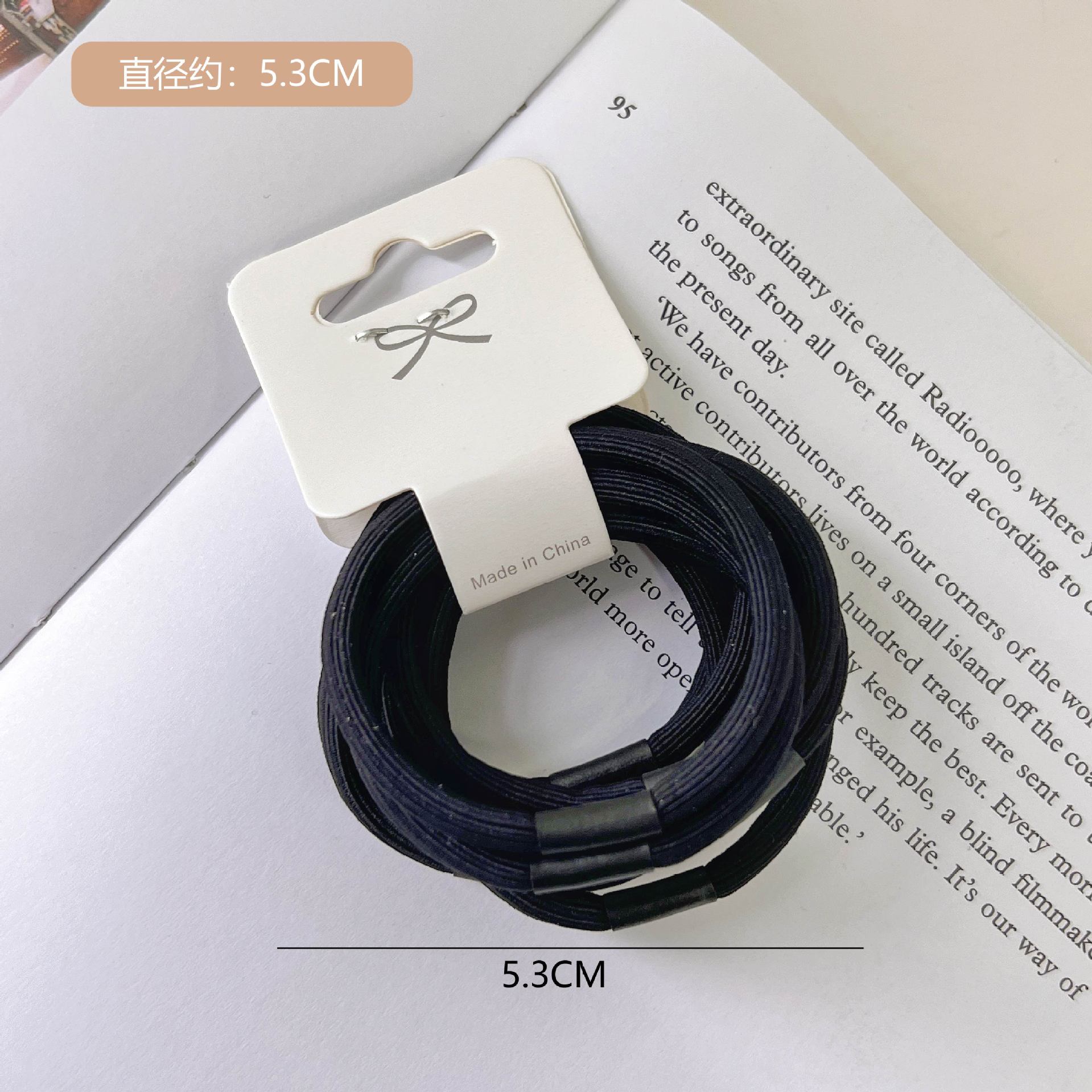 Korean version hair tie, popular online, high-elasticity adult hair tie, multi-strand hair band, basic, versatile, simple hair accessory, leather band pic 51