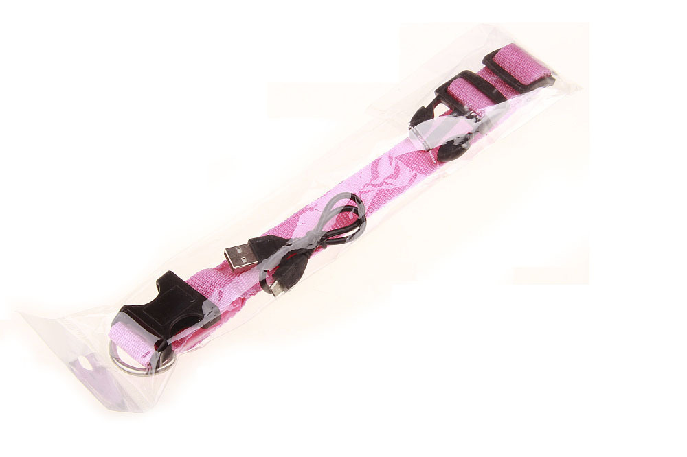 LED dog luminous collar, night-luminous pet collar strap, can be sent in one piece. Wire mesh collar strap, insulating sheet pic 7