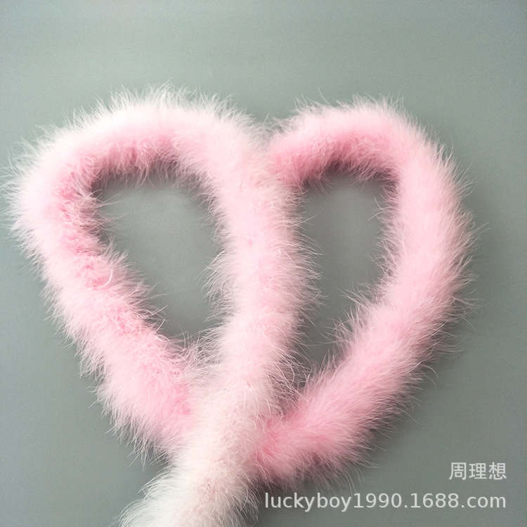 Factory wholesale of high-quality colored feather strips, car anti-slip MATS, accessories, clothing, bags, and Turkey plush strips pic 30