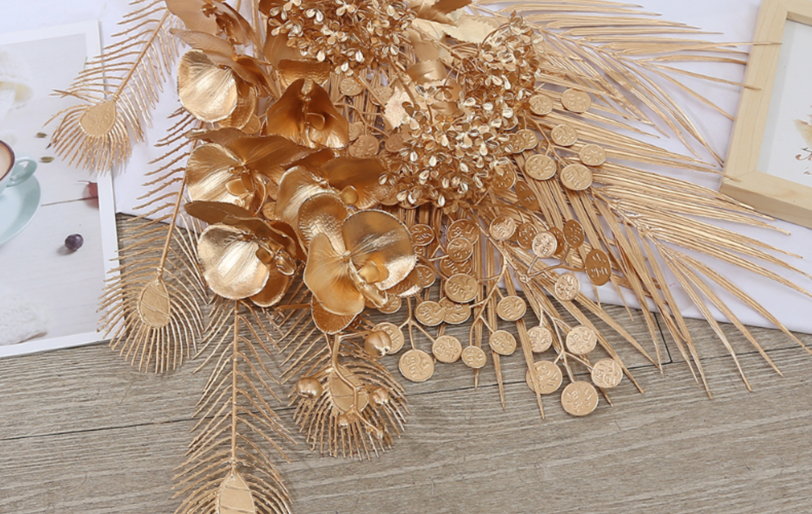 仿真红果子发财果年宵花花材冬青果福桶仿真花新年家居装饰摆件详情27