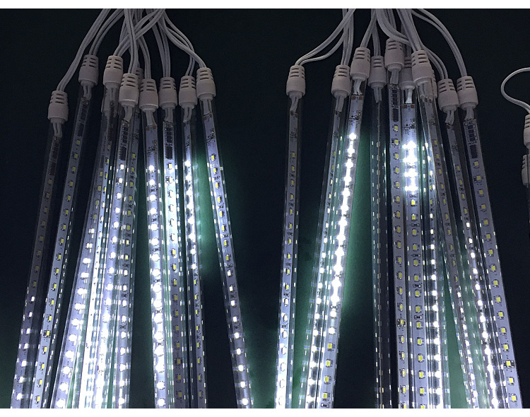 LED meteor shower lamp, surface mount meteor tube, outdoor tree decoration waterproof meteor lamp pic 4