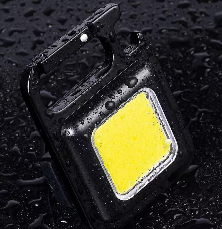 Cross-border COB work light, portable mini strong light keychain light, USB emergency small flashlight, outdoor camping light pic 19