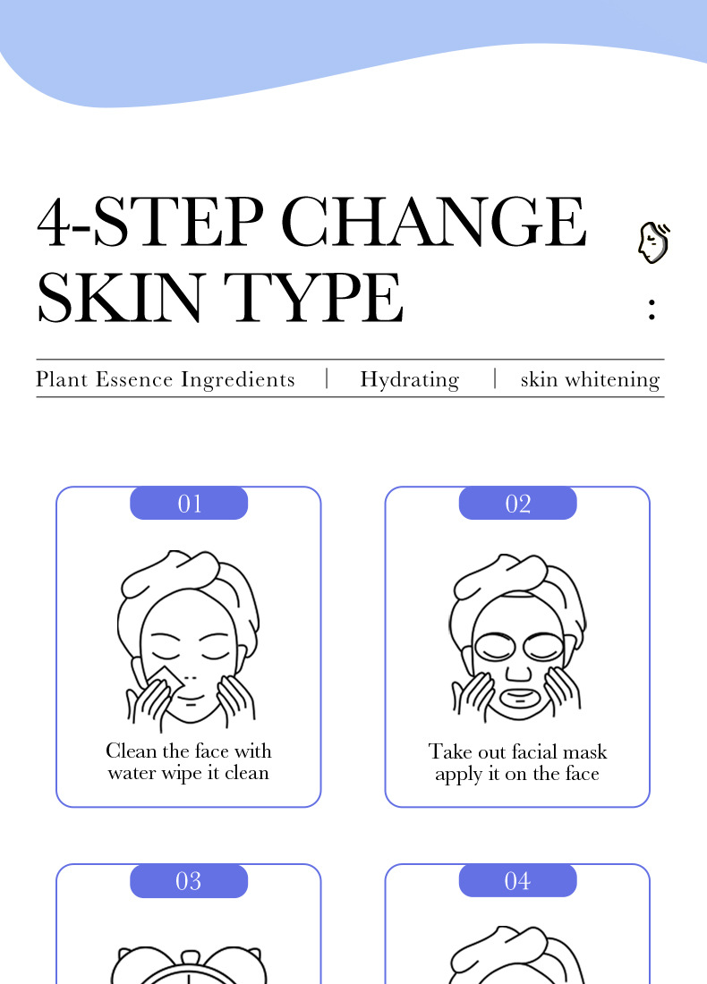 All-english BIOAOUA Hyaluronic Acid Moisturizing Facial mask wholesale for cross-border export, exclusively for foreign trade pic 55