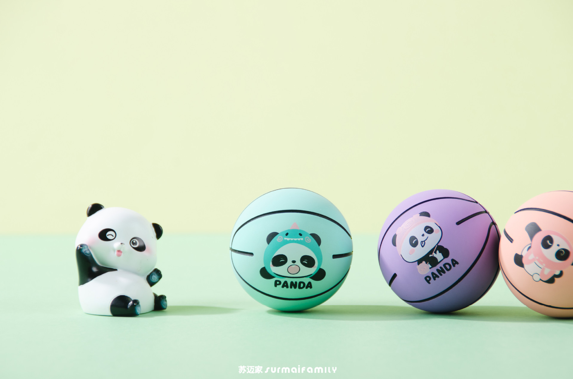 苏迈家卡通迷你篮球高弹性橡胶空心弹力球解压投篮壁球儿童玩具球详情18