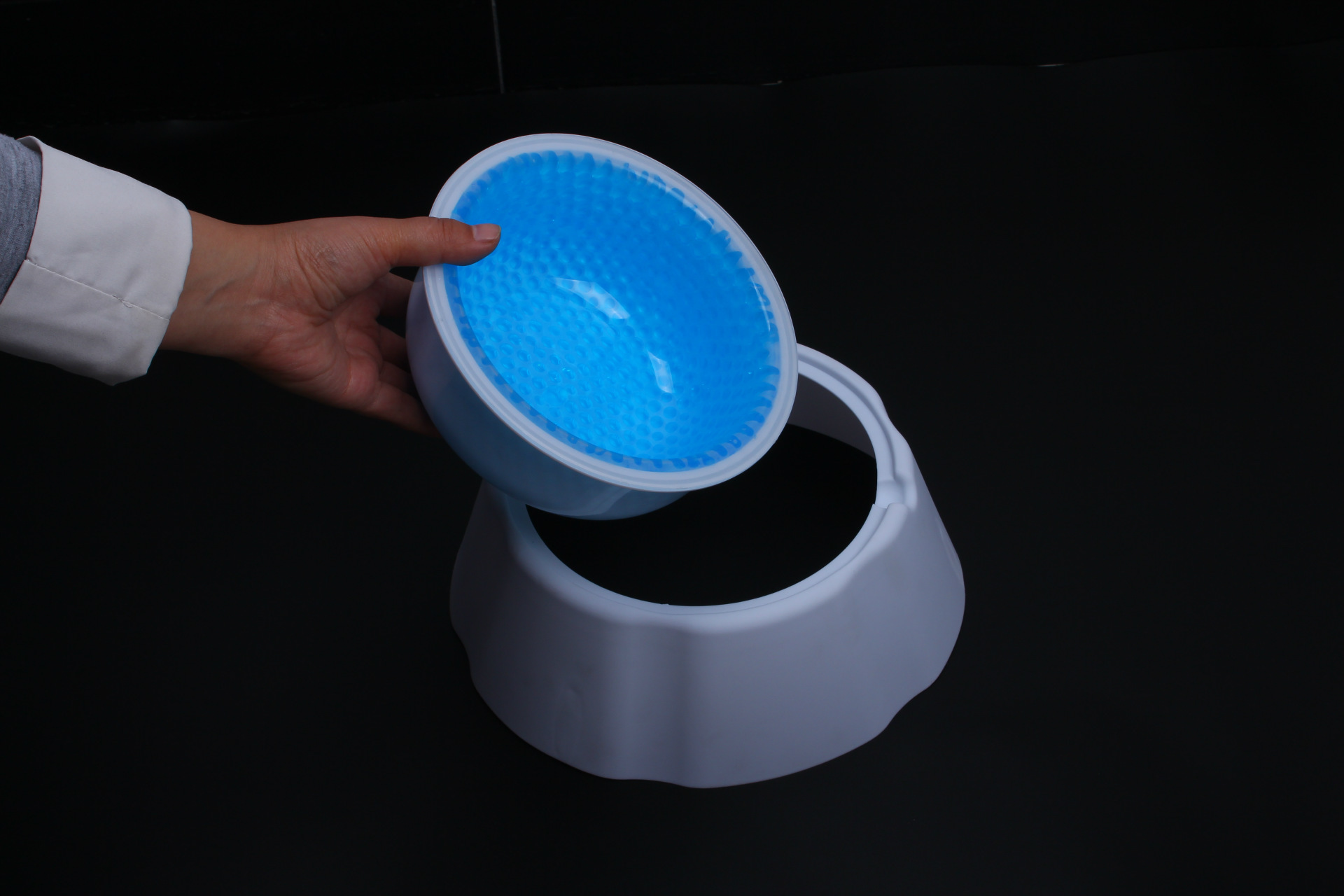 Factory direct sales of summer pet ice bowls, cat and dog preservation bowls, pet dog food bowls, pet bowls in large stock pic 2