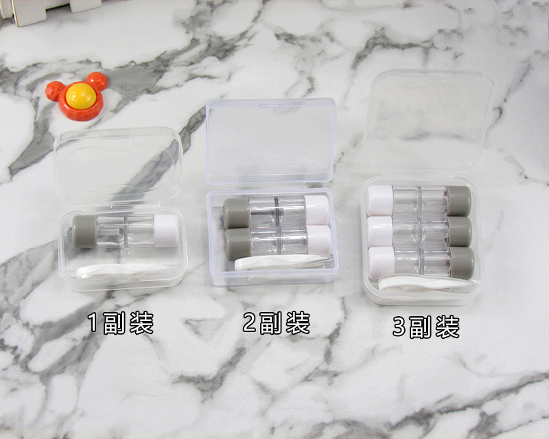 1 to 9 pairs of contact lens cases, hard RGP color contact lens cases, cylindrical lens cases and ok lens cases are in stable supply and exclusively for foreign trade pic 3