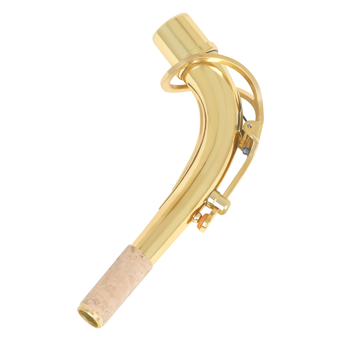 HK·LADE alto saxophone with curved neck, brass neck and cork sheet woodwind instrument saxophone mouthpiece neck pic 7
