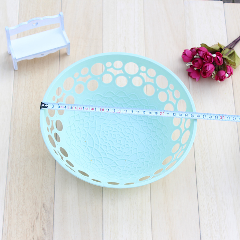 Creative candy-colored fruit plate, plastic fruit plate, candy plate, 2-yuan general merchandise floating pic 5