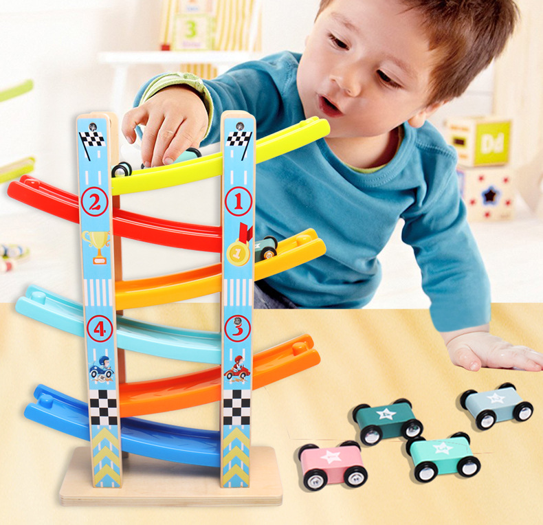儿童轨道趣味滑翔车玩具宝宝益智男女孩小汽车套装组合1-2-3-4岁详情8