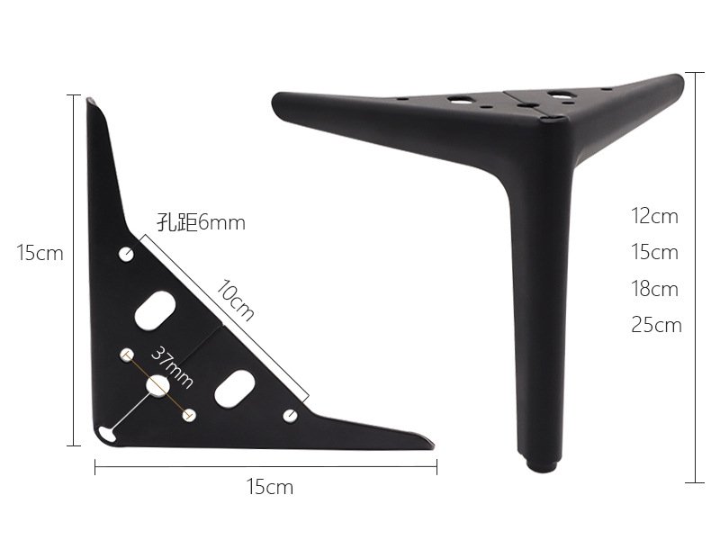 Light luxury metal legs, sofa legs, support legs, TV cabinet legs, coffee table legs, bedside table furniture legs, bathroom cabinet support legs pic 14
