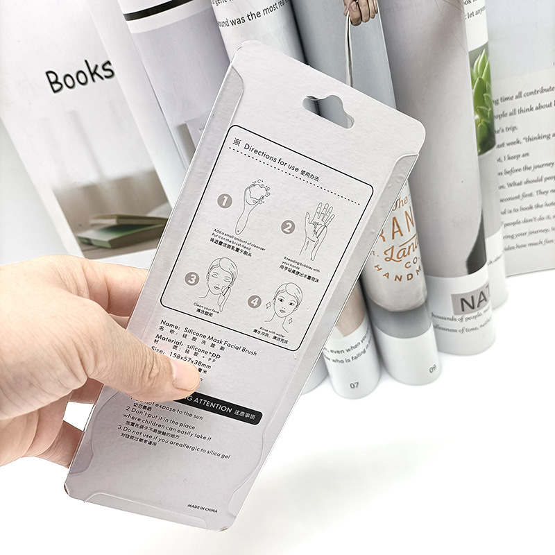 Silicone facial cleansing device, manual cleaning facial brush, soft bristle silicone massage brush, pore cleaner, silicone facial cleansing brush, exclusively for export pic 23