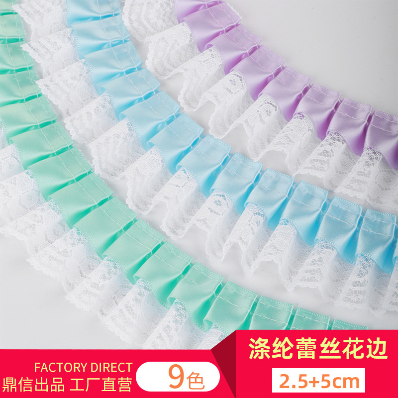 鼎信高密度螺纹彩带185色罗纹带手工DIY发饰蝴蝶结辅料包装丝带详情5