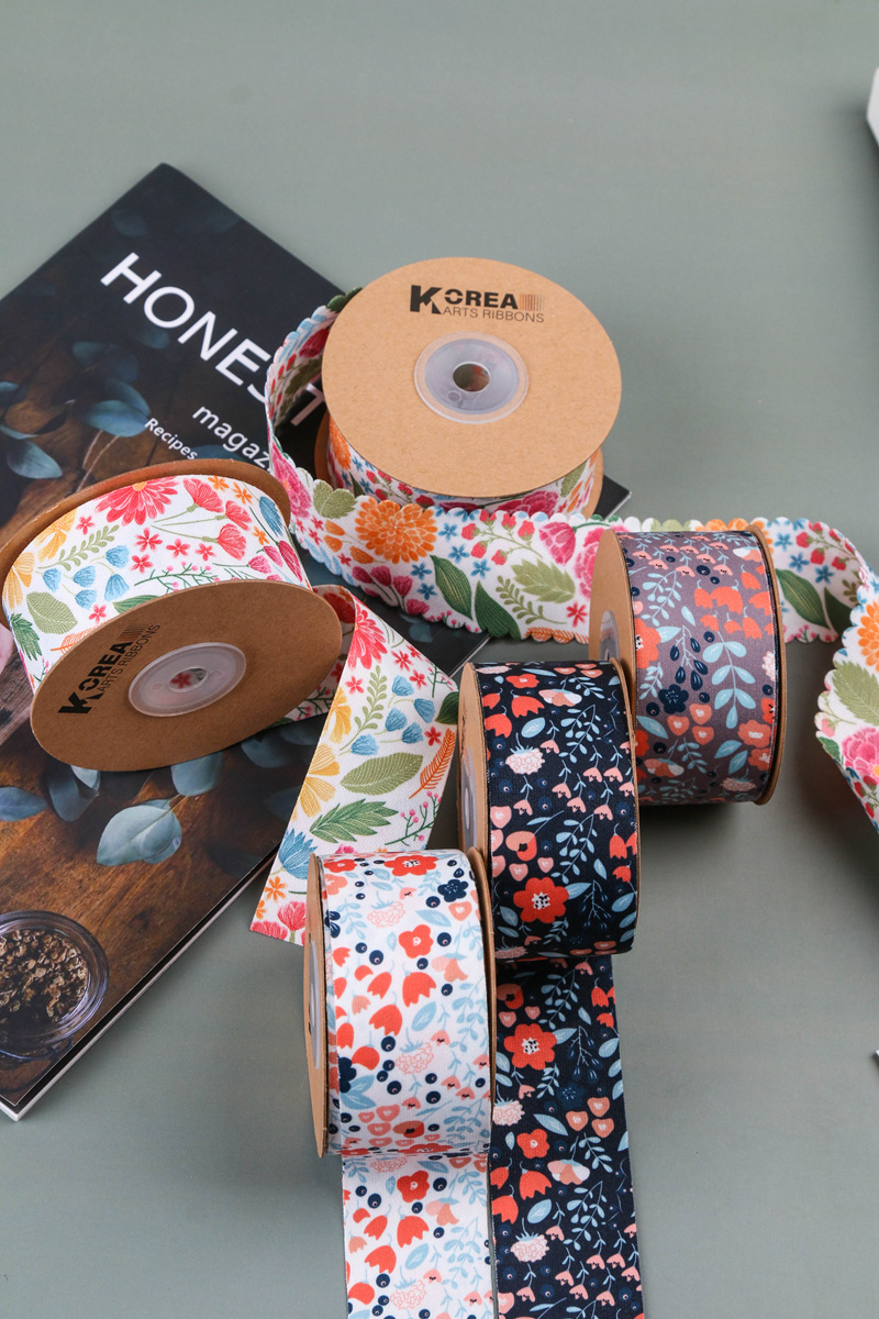 Chinese-style, national trend, lace, small floral, floral, green leaf hair accessory materials, gifts, fresh flower packaging, shoes, flowers, straw hats, bows, floral ribbons pic 8