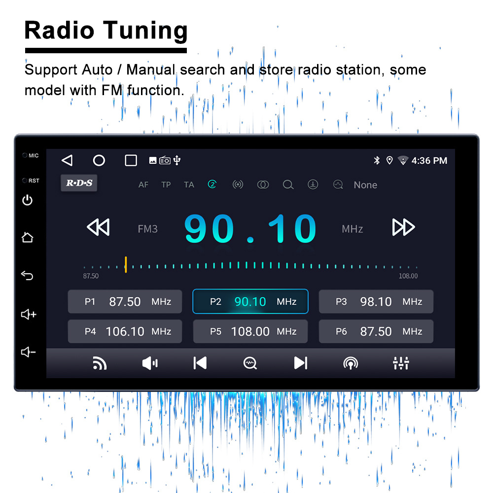 7/9/10寸安卓车载导航仪 多媒体播放器Carplay手机互联蓝牙一体机详情3