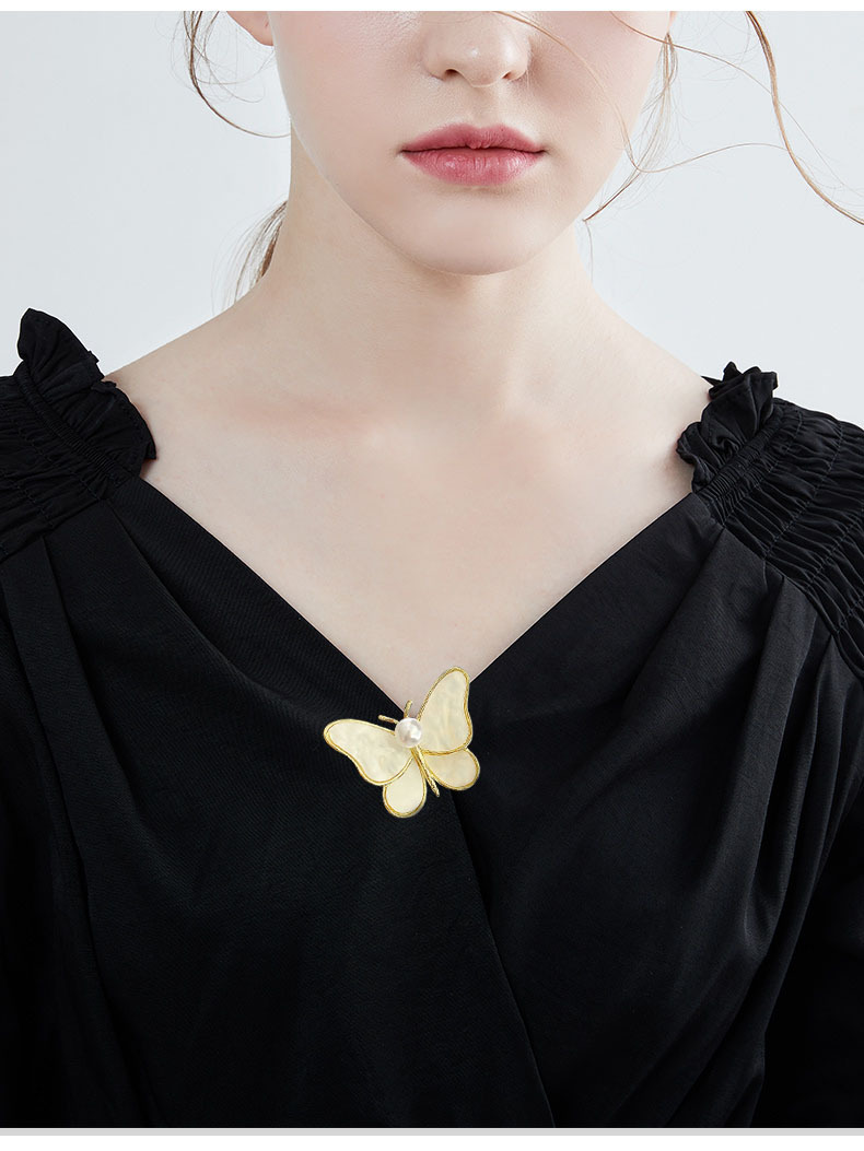 盒装新款高档蝴蝶结胸针时尚防走光别针珍珠胸花配饰丝巾扣礼品详情16