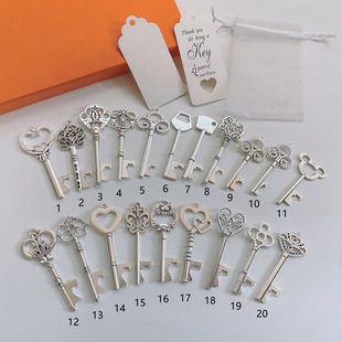 钥匙啤酒开瓶器仿古钥匙扣的开瓶器 复古开瓶器婚庆创意 回礼礼品详情3