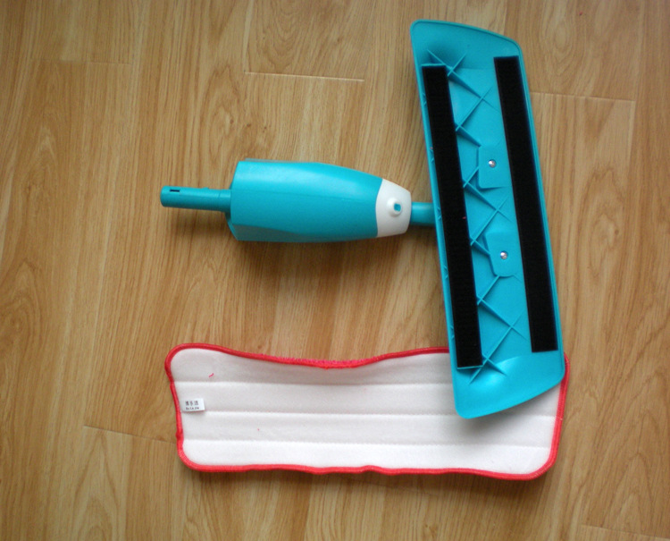 Factory wholesale water-spraying mops, lazy household flat mops, 360-degree rotating spray mops pic 7