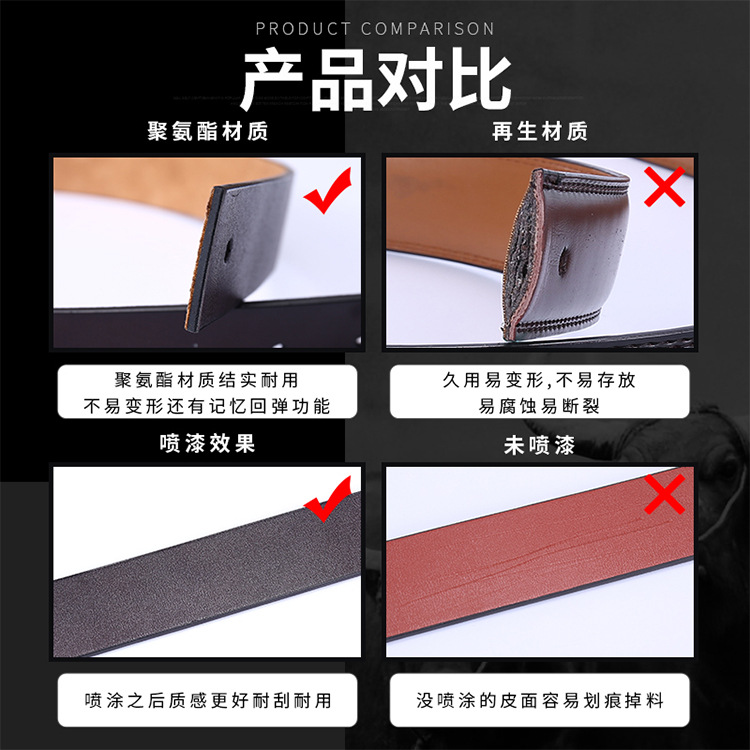 Professional manufacturer of men's and women's woven leather PU belts, specializing in sales, trade, customization, and export of whole belts or belt body customization pic 12