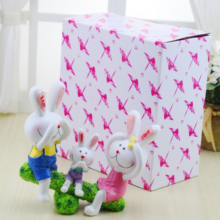 Creative, cute and unadorable rabbit figurines pic 15