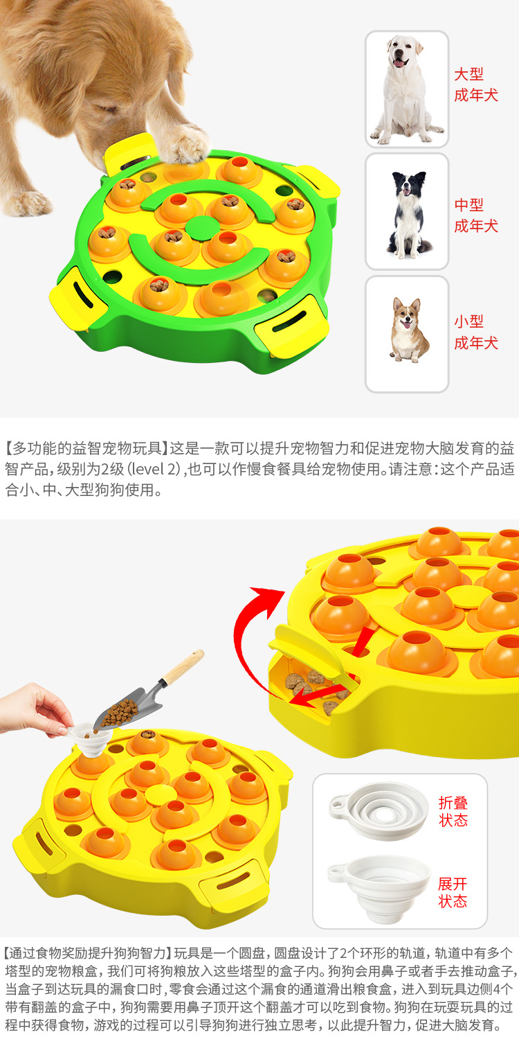 Fábrica de productos para mascotas inicio empresa al por mayor nuevo estilo explosivo amazon drain food slow food dog intellect puzzle toys pic 18