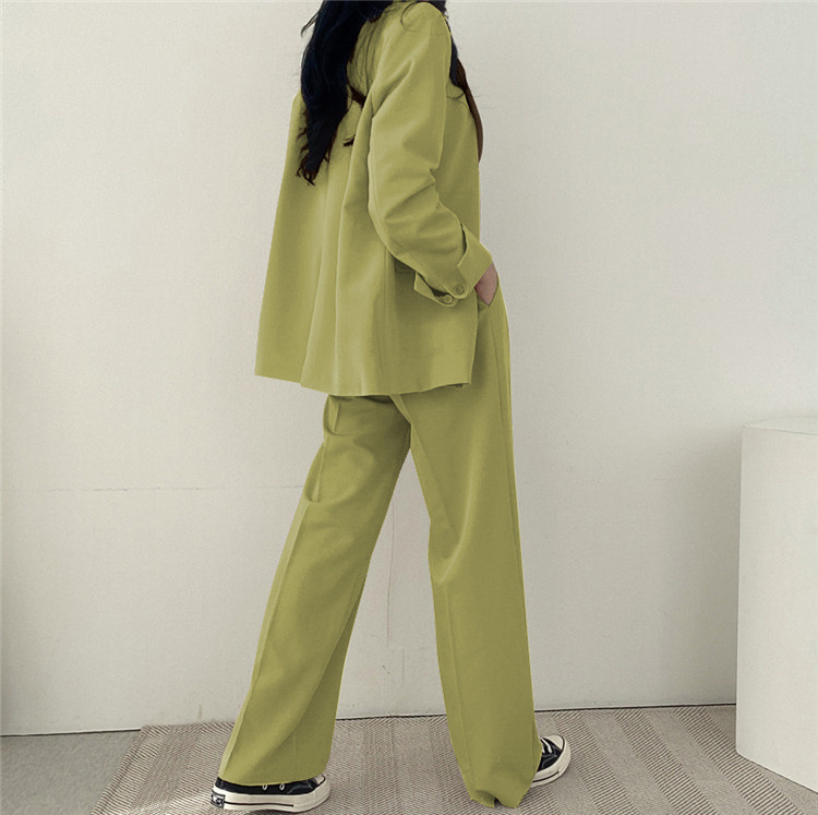 卡其色西装外套女2023新款春秋季韩版小西服套装女士休闲气质上衣详情46