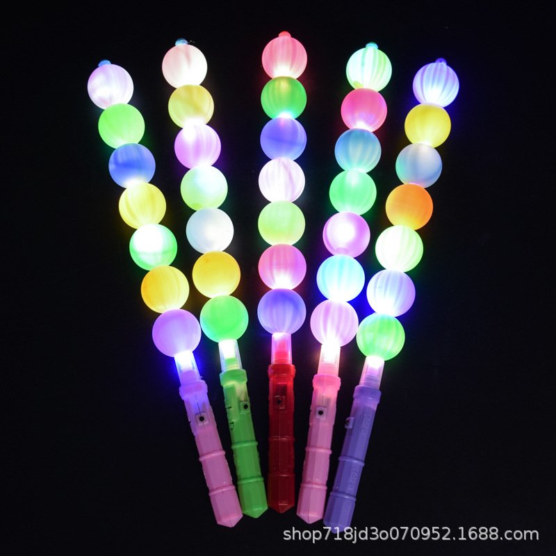 The new type of illuminated gourd sword cheering toy is selling well at the street stall and night market. The illuminated toy manufacturer offers wholesale atmosphere illuminated sticks and flashing sugar-coated haws string toys pic 2