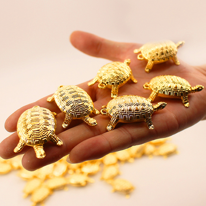 Bell Golden Turtle Keychain mobile phone pendant, Auspicious Prosperity tree pendant, gold and silver Turtle mobile phone pendant, Golden Turtle King Eight pic 8