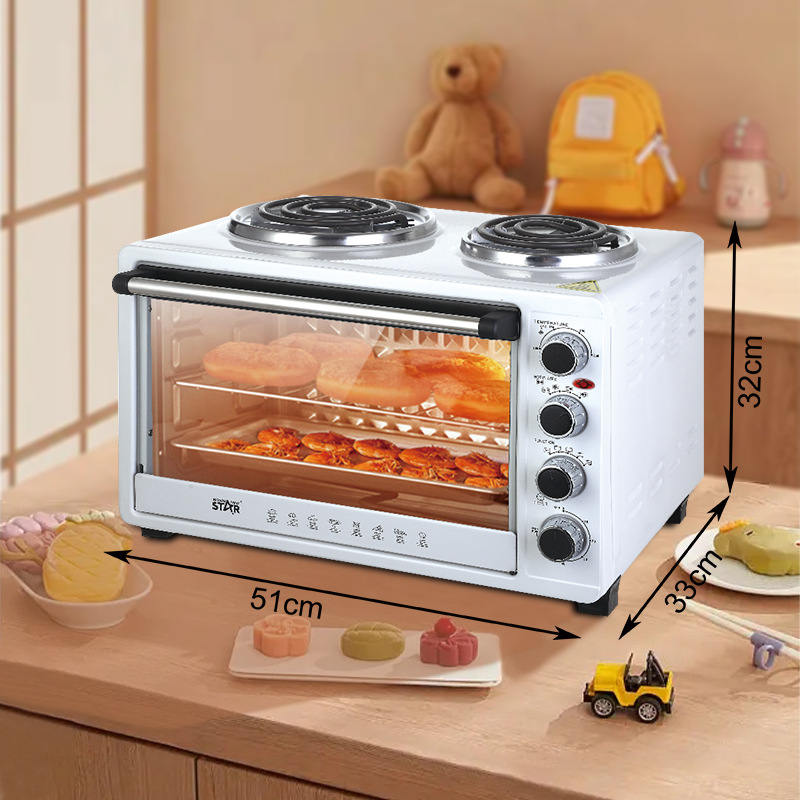 winningstar Cross-border Exclusive home egg tart, Pizza, Roast Chicken multi-functional 45L British and European Standard oven pic 3