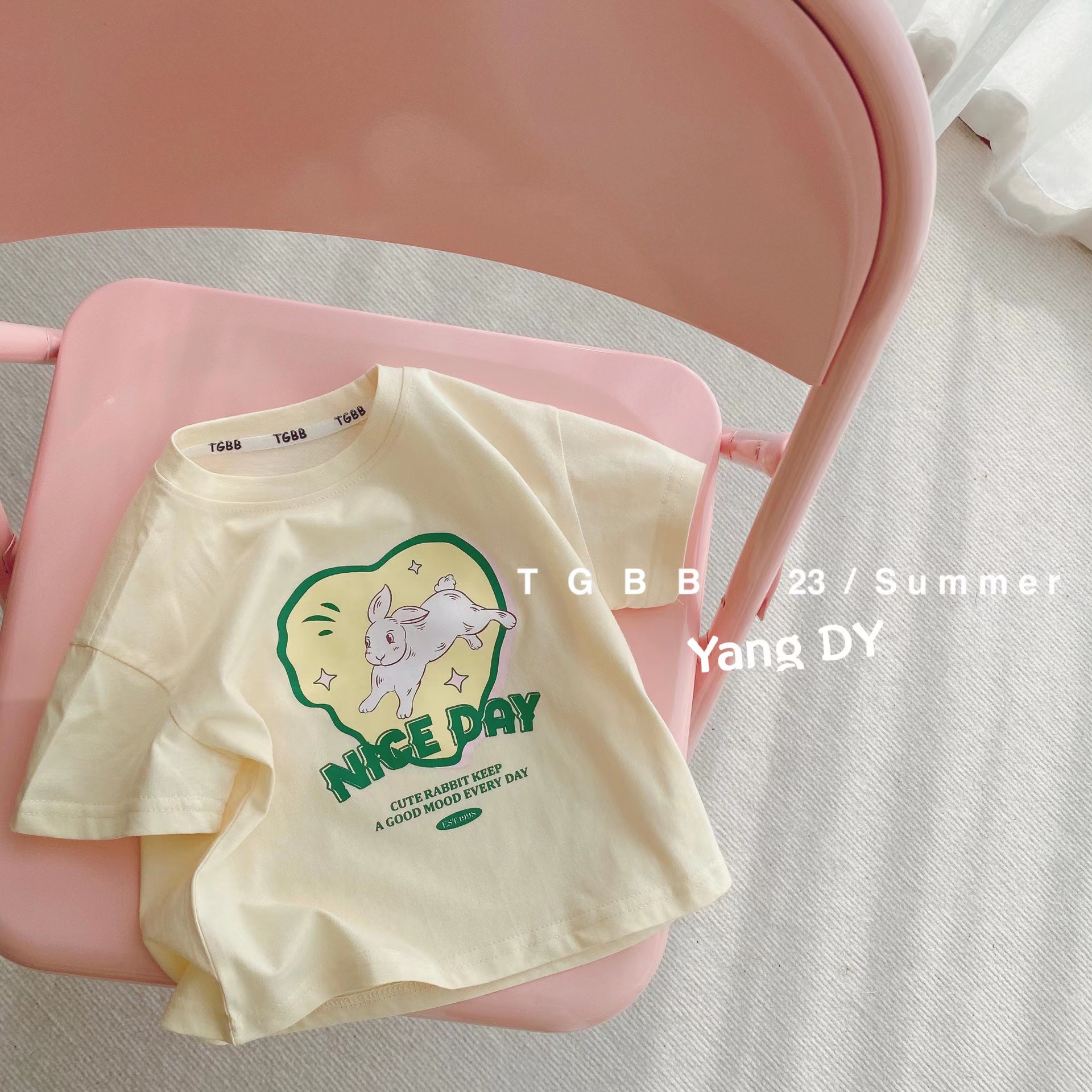 童装t恤短袖儿童半袖女童韩版宝宝上衣洋气潮2023新款男童春装详情40