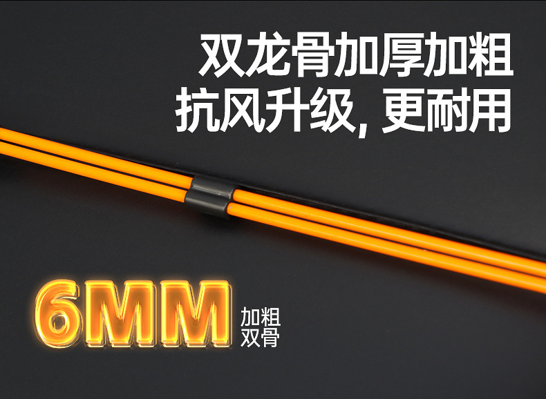 环扣自动伞 三折防晒防紫外线晴雨伞 黑胶遮阳伞 商务礼品伞 男女通用折叠伞 详情8