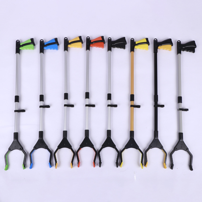 Foldable garbage collector for sanitation, cigarette butt picker, garbage collector, sanitary garbage tongs with magnets, garbage tongs pic 16