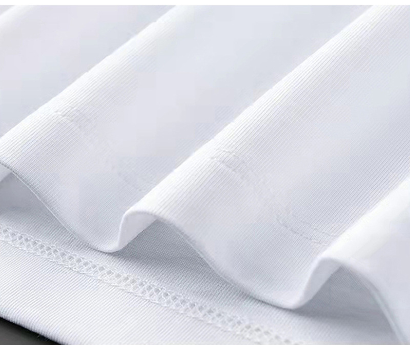 欧洲站长袖轻奢高档新款男士圆领短袖T恤男装薄款亮片印花半袖详情8