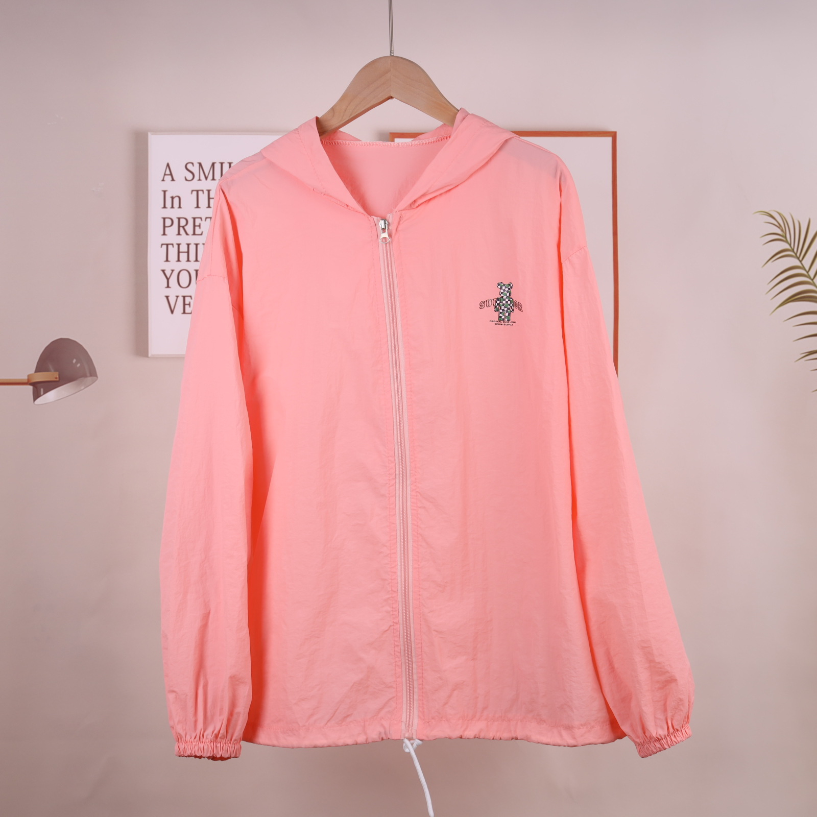 Cartoon bear sun-protective clothing for women, 2022 summer new style cute cat sun-protective clothing, Korean style stylish light jacket pic 13