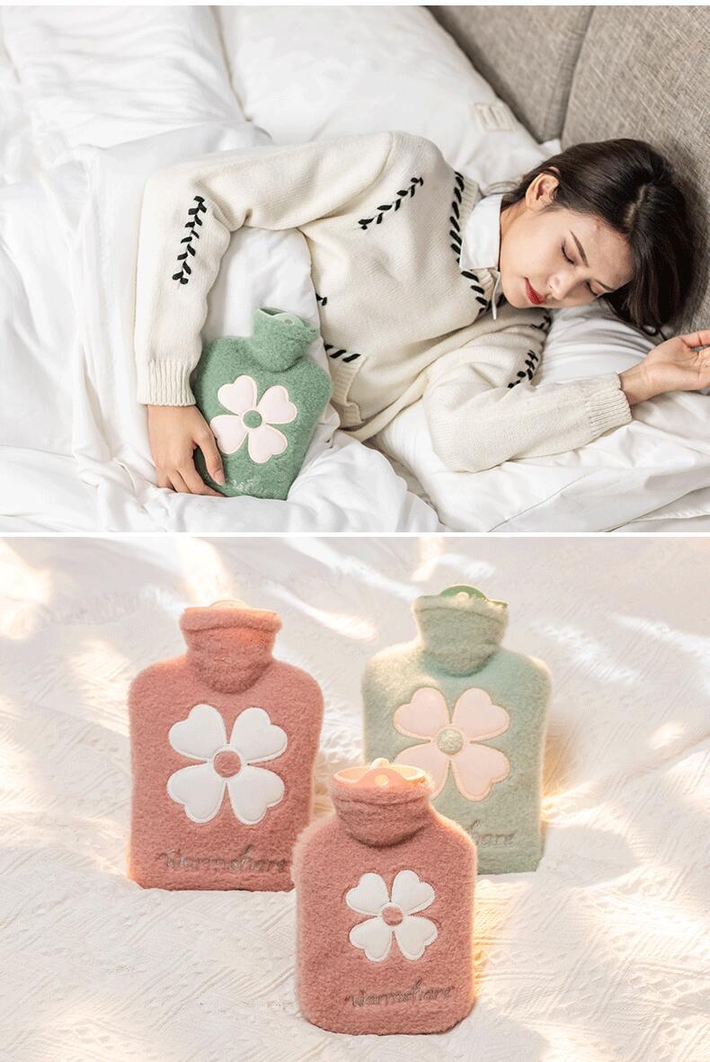 热水袋注水冬季PVC加厚便携式保暖学生暖手宝毛绒迷你暖水袋批发详情16