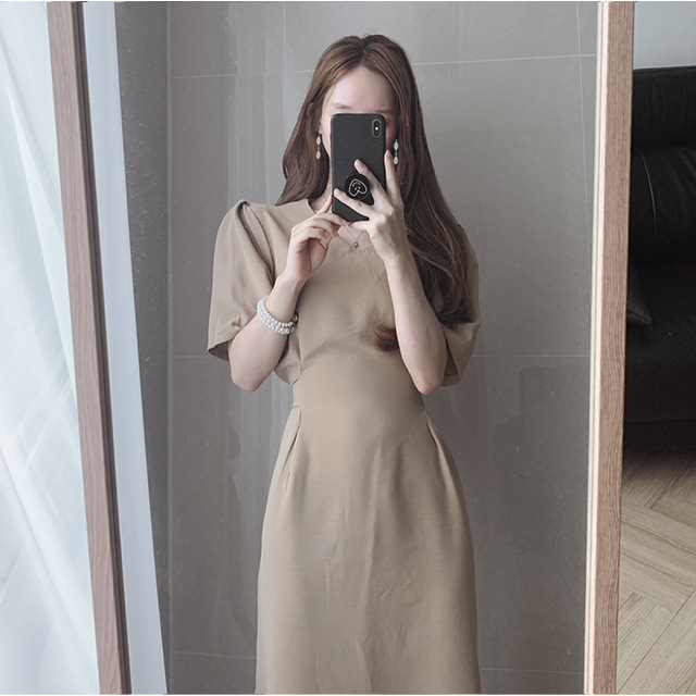 茶歇法式小众收腰炸街设计感轻奢名媛气质小香风连衣裙女春夏代发详情14