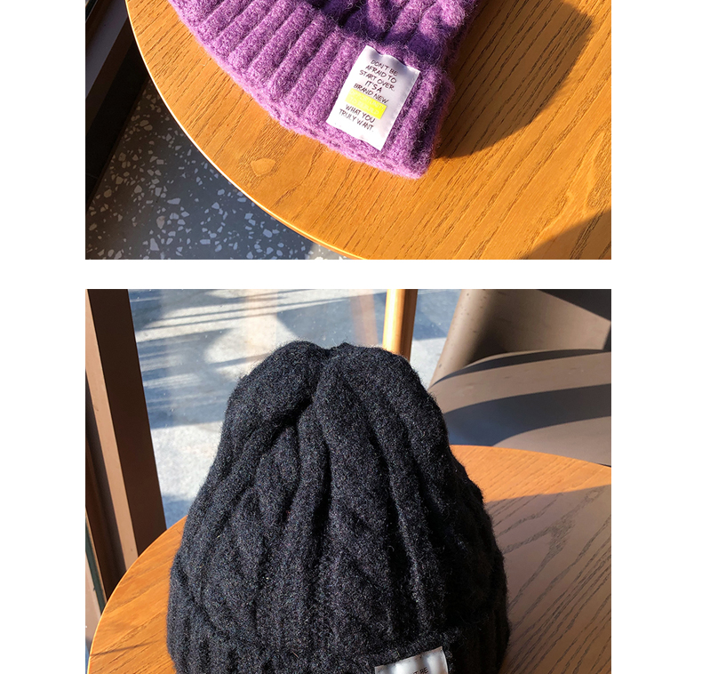 Otoño invierno engrosado cálido cáñamol sombrero de punto mujer versión coreana ins marca de la marea cono sombrero sombrero sombrero frío sombrero de lana hombre pic 19